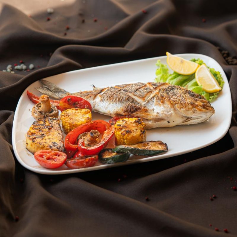 Dorado intero alla griglia