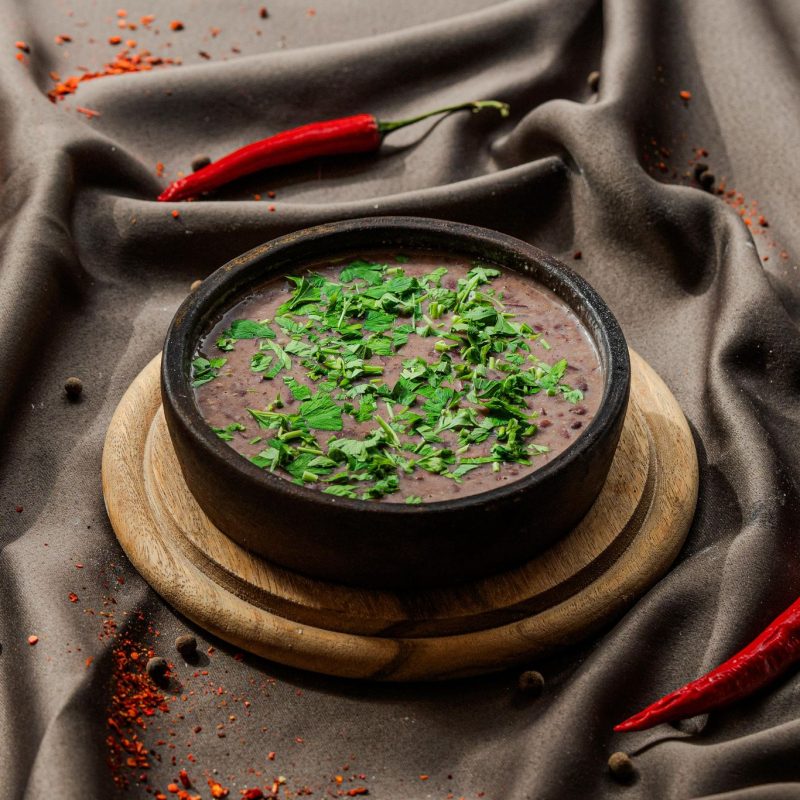 Лобио с грецкими орехами
