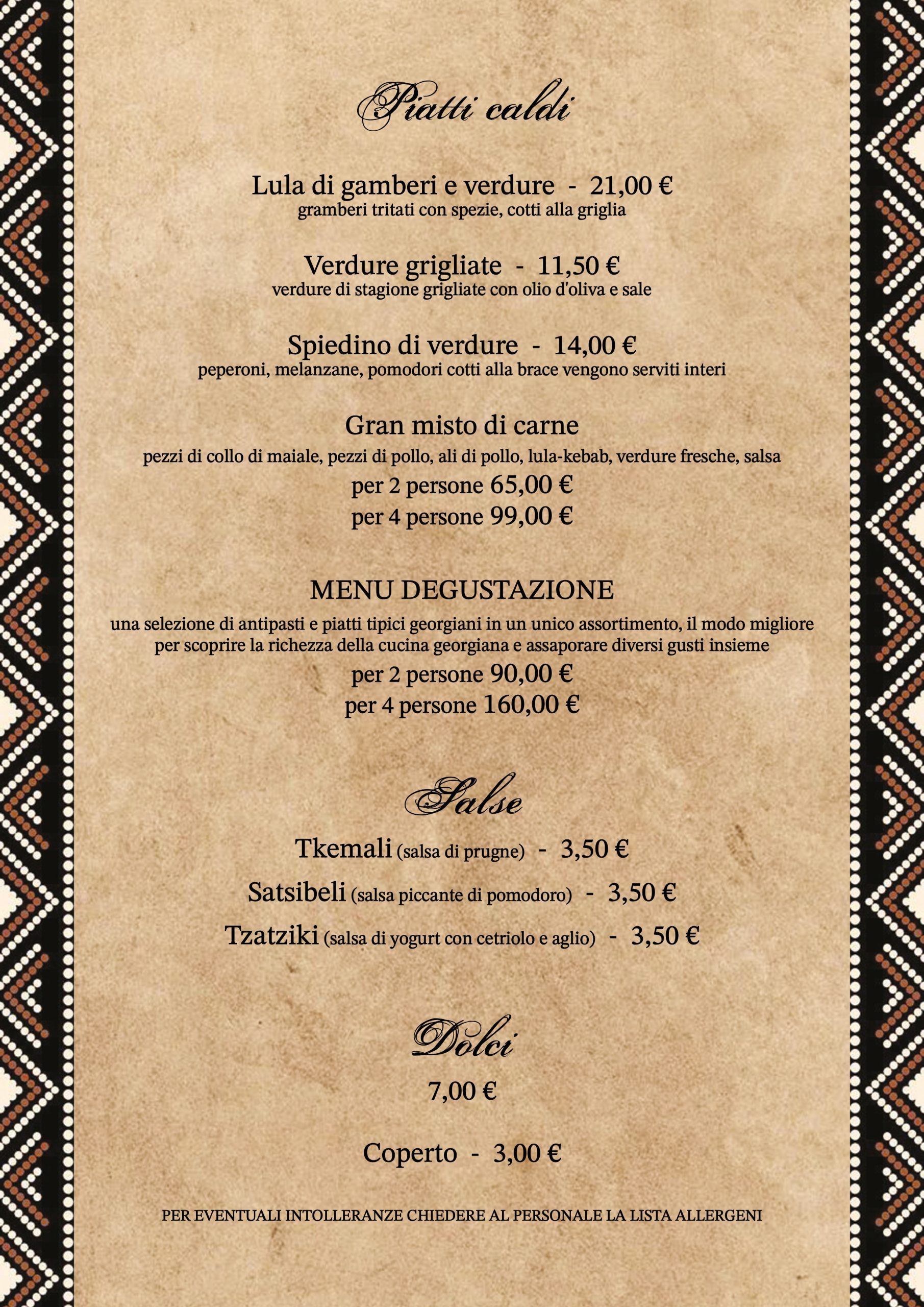 Menù Georgiano, pagina 5